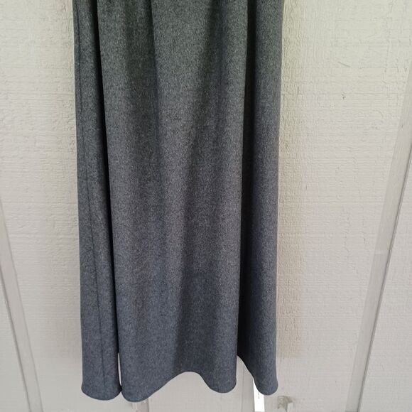 Reformation Lucy Maxi Skirt Size 2 Dark Academia Women Pockets In Charcoal Wool - Picture 3 of 12
